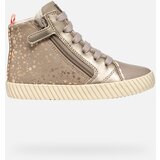 Geox Beige Mirroless Girls' Sneakers - Girls | Shoptok.si