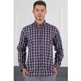 Dewberry G718 DERBERRY MEN'S SHIRT-NAVY-BURGUNDY | shoptok.hr