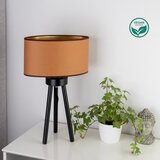  Duolla - Stona lampa OVAL VEGAN 1xE27/15W/230V prečnik 30 cm braon | Eponuda.com