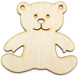  Leseni okraski za decoupage za obešanje - Medvedek (leseni proizvodi za) Cene