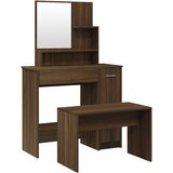  Set toaletni stolić boja smeđeg hrasta 86,5x35x136 cm | shoptok.hr