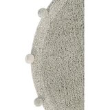 Lorena Canals Okrogla bombažna preproga Bubbly - Olive, natural | Shoptok.si