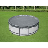 Bestway Pokrivač za bazen Ø3,66 m Kružni Poliester Siva | shoptok.hr