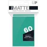 Ultra PRO Matte Small Desk Protector Sleeves 60 - Aqua | Eponuda.com