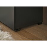 home24 NIZKA OMARICA črna, barve hrasta | Shoptok.si