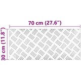  Aluminijske dijamantne ploče 4 kom protiv klizanja 70x30 cm | shoptok.hr