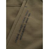 Ombre fitted men's printed short sweat shorts - olive | Eponuda.ba