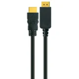 Adapterski kabel DisplayPort HDMI (Črne barve, 2 m, Ločljivost: 4K (4096 x 2160 slikovnih pik))