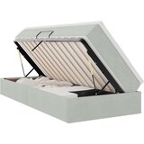  Krevet s madracem i skladištem Svijetlo siva 90 x 200 cm Baršun | shoptok.hr