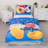 Jerry Fabrics Pamučna dječja posteljina za krevet za jednu osobu 140x200 cm Mickey "Hello" – | shoptok.hr