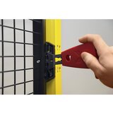 Axelent Zaščitne mreže za stroje X-GUARD CLASSIC, stenski element, višina 1900 mm, širina 250 mm | Shoptok.si