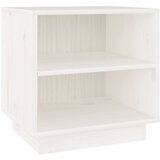 Furnova Nočna omarica bela 40x34x40 cm trdna borovina, (21927103) | Shoptok.si