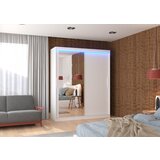 ADRK Drsna omara z ogledalom TOM 180 cm - BELA | Shoptok.si