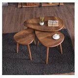Hanah home Alvin set klub stolova, 3 dijela, boja oraha | Eponuda.ba