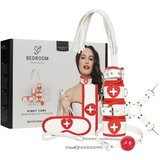  Spalnice Fantazije - 8-delni komplet medicinska sestra (rdeče-belo) | Shoptok.si