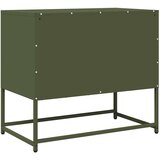 vidaXL TV omarica olivno zelena 68x39x60,5 cm hladno valjano jeklo | Shoptok.si