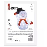 Emos led božični snežak s klobukom, 36 cm, zunanji in notranji, hladna bela, časovnik DCFC18 | Shoptok.si