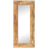  Ručno izrezbareno ogledalo 110 x 50 x 2,5 cm masivno drvo manga | shoptok.hr