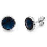 Victoria Cruz basic denim blue mindjuše sa swarovski kristalom ( a2791-18ht ) Cene