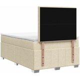  Boxspring krevet s madracem Krem 120 x 200 cm Tkanina | shoptok.hr