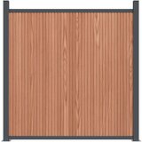 PANEL za ogradu smeđi 1391 x 186 cm WPC | shoptok.hr