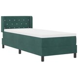  Krevet s opruga kutije Tamnozelena 200 x 80 cm Baršun | shoptok.hr