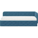  Kutni okvir kreveta Plava 80 x 200 cm Baršun | shoptok.hr