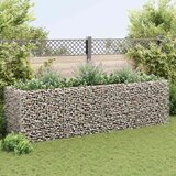 Furnova Visoka greda gabion jeklo 360x90x100 cm, (21920743) Cene