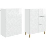  2 pcs Bijela visokog sjaja | shoptok.hr