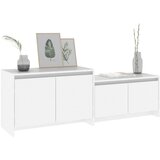 TV ormarić bijeli 146,5 x 35 x 50 cm od konstruiranog drva | shoptok.hr