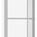  Kavez za mačke 4,5 x 1,5 x 1,5 m od pocinčanog čelika | shoptok.hr