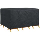 vidaXL Prevleka za zunanje pohištvo Črna 180 x 150 x 85 cm 210D | Shoptok.si