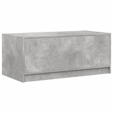  Stolić za kavu sa staklenim vratima boja betona 102x50x42 cm | Eponuda.ba