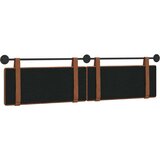  Smeđa Zidne 2 pcs Smeđa 200 x 5 x 40 cm Drvena ploča - Smeđa 200 cm bez LED | shoptok.hr
