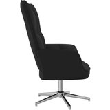  Stolica za opuštanje crna baršunasta | shoptok.hr
