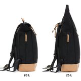Fillikid torba/nahrbtnik za mamo Rolltop Berlin, črn | Shoptok.si