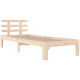  Okvir za krevet od masivnog drva 75 x 190 cm jednokrevetni | shoptok.hr