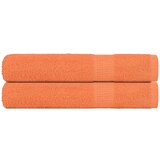 vidaXL Brisače za savno 2 kos oranžna 80x200 cm 360 g/m² 100% bombaž Cene