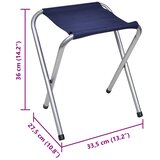  Sklopivi set stola za kampiranje s 4 stolca podesivi 120x60 cm | Eponuda.com