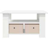  Klubska miza s predalom Bela 77 x 55 x 42 cm Konstruiran les, (5000295410) | Shoptok.si