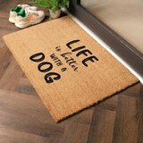Artsy Doormats Otirač od kokosovih vlakana 40x60 cm Life Is Better With a Dog – | shoptok.hr