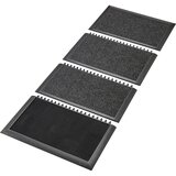 Notrax Predpražnik za razkuževanje Sani-Master™, VxDxŠ 19 x 2000 x 914 mm, antracitne / črne barve | Shoptok.si