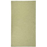 vidaXL zunanja preproga ploščato tkanje 80x150 cm zelena | Shoptok.si