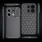 Techsuit Ovitek CarbonFiber za Xiaomi Redmi Note 13 5G – črn | Shoptok.si