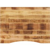 vidaXL Mizna plošča ukrivljena 100x80x2,5 cm trden mangov les | Shoptok.si