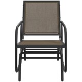 Vrtne stolice ljuljačke 2 kom smeđe 61x76x87 cm tekstil i čelik | Eponuda.com
