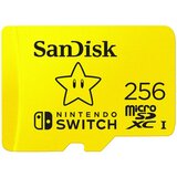 Sandisk memorijska kartica microsdxc card for nintendo switch 256GB, up to 100MB/s read, 60MB/s write, U3, C10, A1, UHS-1 Cene