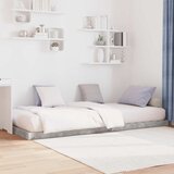  Krevet s daskama Betonski sivi 80 x 200 cm Konstruirano drvo | shoptok.hr