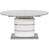 Art Invest Trpezarijski sto Sfera MDF Beli visoki sjaj (1400-1800)x900x760mm Cene