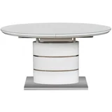 Trpezarijski sto Sfera MDF Beli visoki sjaj (1400-1800)x900x760mm